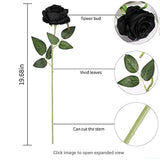 2Pcs Artificial Giant Flowers For Decoration,5Ft Black Large Flower Wall Backsrop,Paper Flower For Wedding,Garden Party,Home Decor,Mall Shop Display