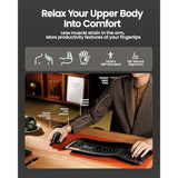 Ergonomic Mouse, Em11 Nl Bluetooth Rechargeable Wireless Vertical Mouse, 3 Multidevice Connectivity For Computer/Pc/Laptop, 2.4Ghz Optical Mice For Windows, Mac Os, Black