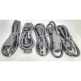 Connectors Pro 5-Pk 2' Universal Power Cable Cord - 2 Feet Iec320 C13 To Nema 5-15P, 5-Pack Csa Ul Rohs