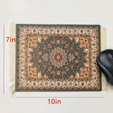 Persian Mouse Pad Boho Mouse Rug For Desk, Round Gaming Mouse Pad, Rubber Mouse Pads For Wireless Mouse, Tassel Mouse Pads For Office Home Laptop Computer, Non-Slip Mouse Mat, Gifts For Women Men