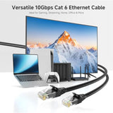 Cable Matters 10Gbps Snagless Long Cat 6 Ethernet Cable 60 ft (Cat 6 Cable, Ca