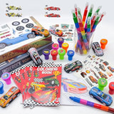 72 Pcs Race Car Coloring Book Bulk,Checkered Flags Racing Party Favors Goodie Bags Fillers, Let'S Go Racing Birthday Party Supplies Classroom Reward Prizes Pinata Gift For Race Fans
