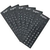 6Pcs Universal English Keyboard Letter Stickers Keyboard Letters Replacement S