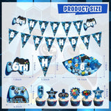 149Pcs 6th Birthday Decorations Video Game Theme for Boys with Banners, Balloons & More