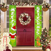 Christmas Banner Door String Porch Banner Merry Christmas Decorations Board Wall Hanging Christmas Xmas Winter Holiday Home Kitchen