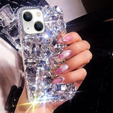 Bling Case Compatible With Iphone 15 Case Bling For Women, Luxury Crystal Rhinestone Girly Phone Case, Glitter 3D Sparkle Diamond Cover Case, Clear
