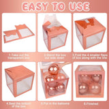 Rose Gold 1St Birthday Decorations Girl First Birthday Party Supplies Include Rose Gold Balloon Arch And Balloons Boxes Photo Banner Backdrop For Baby Girl Party Supplies