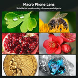 Professional Macro Lens Attachment for iPhone, Samsung, and Android Phones