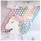 200pcs 5" Pastel Rainbow Balloons – Mini Balloons for Weddings, Birthdays & Party Decor
