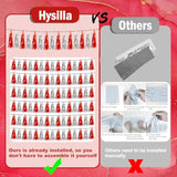 3P Red Silver Foil Fringe Metallic Tassel Streamers Banner Tassel Garland For Parade Floats, Bachelorette, Wedding, Birthday, Halloween, Christmas, Bridal/Baby Shower Party Decorations