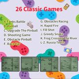18Pcs Video Game Party Favors For Kids, Arcade Video Game Birthday Supplies Mini Game Console Keychain Classroom Prizes For Boys And Girls