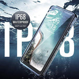 For Samsung Galaxy Note 20 Case Waterproof, Built In Screen Protector 360° Full Body Heavy Duty Protective Shockproof Ip68 Underwater Case For Samsung Galaxy Note 20 6.7Inch(Black)