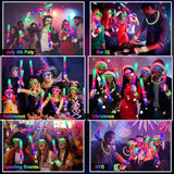 150pcs Glow Party Supplies LED Glasses Sticks Finger Lights Birthday Wedding