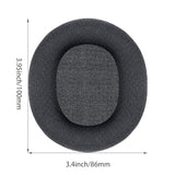Arctis 1 Replacement Ear Pads Compatible With Steelseries Arctis 1/3/5/7/7+/7P/7P+/7X/7X+/9/9X/Pro/Prime Headphones, Earpads Cushions Withf Soft Football Net Weaving And Memory Foam (Black)