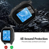 2 Pack Protective Case Compatible With Gabb Watch Screen Protector, Hard Pc Bumper Cover Built-In Tempered Glass Compatible For Gabb Kids Watch 2/1 Accessories?Not Compatible For Gabb Watch 3/3E?