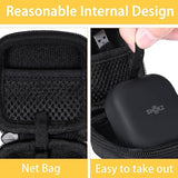 co2CREA Hard Case Replacement for SHOKZ New OpenFit 2 / OpenFit Air/OpenFit Open-Ear True Wireless Bluetooth Headphones with Microphone, Black