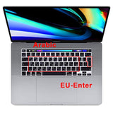 Arabic Language Silicone Keyboard Cover Skin For Macbook Pro 16 Inch A2141 201