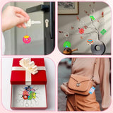 70Pcs Cartoon Keychains Bulk For Kids Party Favors, Backpack Keychains Candy, Donut, Ball, Cartoon Animal Axolotl, Sloth, Hawaii Styles Keychains For School Day, Classroom Prizes, Birthday Party