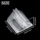 50 Pieces Game Card Stands Plastic Card Holder Clear Small Wedding Table For Board Table Signs Memos Pictures Photos Diy Party Favors