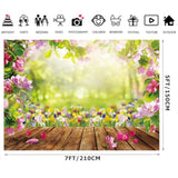 7X5Ft Spring Backdrop Spring Backdrops For Photography Floral Backdrop Wall Nature Scenery Banner F43
