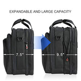 Laptop Bag Premium Laptop Briefcase Fits Up To 17.3 Inch Laptop Expandable Waterrepellent Shoulder Messenger Bag Computer Bag For Travel/Business/Men/Womenblack