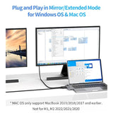 Usb C Hub Multiport Adapter For Macbook Pro 2019/2018/2017, 8 In 1 Usb C To Du