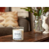 Peripeti Home Rosemary + Tangerine Scented Candle - Wooden Wick, 8.5Oz Natural Soy Wax For Energizing Aromatherapy - Long-Lasting Citrus & Herbal Fragrance For Home Or Spa