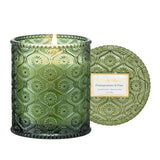 Christmas Candles, Pine & Pomegranate Candle -Lemon, Pomegranate & Pine | 6 Oz Natural Soy Wax | 40 Hours Clean Burn | Gift-Ready For Hosts, Gatherings | Elegant Home Décor