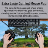 The Oak In The Shire Large Gaming Mouse Pad Long Mousepad Non-Slip Rubber Base Keyboard Mat For Desk,Office,Home 35.4"X15.7"