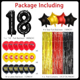 Caution 18Th Birthday Party Decorations Boys And Girls,Black, Red And Yellow Warning Official About 18, Happy 18Th Birthday Banner,Eighteen Cheers To 18 Party Supplies