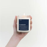 Book Themed Scented Candle - Gift For Her, Library Book Lovers' Reading Candle, Bookish Scents For Bibliophiles (Cassian)