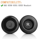 -K550 K551 K553 Earpads Replacement Ear Cushion Compatible With Akg K550 K551 K553 Headphones Ear Pads Cover Parts