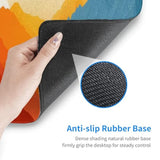 Colorful Mountains Sunset Large Mouse Pad, Gaming Desk Mat, Xl Keyboard Desk Pad Mat For Desktop, 31.5"X11.8" Non-Slip Base Big Mousepad With Stitched Edges