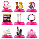 9Pack Spa Makeup Party Honeycomb Centerpiece Table Decorations,Spa Mak