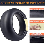 Earpads Cushions Replacement For Sony Playstation Ps5 Pulse Elite Wireless Headset, Ear Pads Cushions With Soft Protein Leather, Noise Isolation Foam - Black