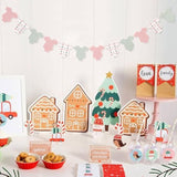 Christmas Tree Bodysuit Baby Shower Banner Red & Green Gingham