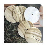 5Pcs Extra Large Iridescent Mother Of Pearl Shell Coat Buttons 50Mm