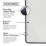 Masterpiece Large Gaming Desk Pad - 36" X 17" Aeroglyde Fabric Ichiba-Night Desk Mats - Washable, Smooth Glide For Precision Gaming & Work