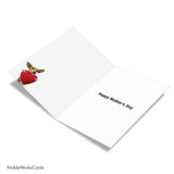 Mother'S Day Greeting Card With 5 X 7 Inch Envelope (1 Card) Pup Love You This Much C10399Mdg