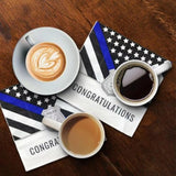 50 Pcs Police Themed Paper Napkins,Police Officer Party Supplies