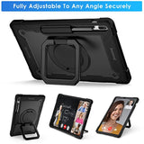 360 Rotating Hybrid Case For Samsung Galaxy Tab S7 Fe 5G/ S8+Plus/ S7 Plus 12.