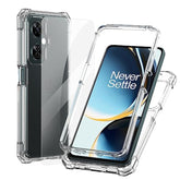 Case For One Plus Nord N30, Oneplus Nord N30 Phone Case With Screen Protector Tempered Glass, 2 Layer Structure Protection, Shockproof Corner Tpu Bumper, Slim Silicone Cover For One+ N30-Clear
