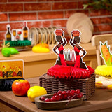 12 Pieces Kwanzaa Decoration Happy Kwanzaa Honeycomb Centerpieces Afri