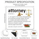 Attorney Definition Funny Mouse Pad For Desk, Attorney Gifts For Men Women, Law Graduation Gifts, Lawyer Appreciation Gifts, Funny Lawyer Mousepad Gifts For Law Student Solicitor