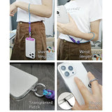 Cell Phone Lanyard - Wrist Strap For Women, Phone Bracelet, Camera Wrist Lanyard, Short Wrist Lanyard For Keys, Keychain Lanyard - Purple Blue
