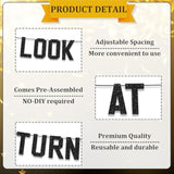 21st Birthday Banner, Black Glitter, "Look at You Turning 21" Party Decor