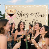 A Tini Bit Older Backdrop & Banner Espresso Martini Birthday Decorations