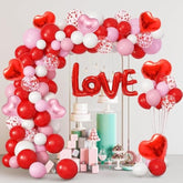 260Pcs Valentines Day Balloon Arch Kit, Galentines Love Balloon Garlan