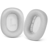 Gvoears Upgraded Ear Cushions Replacement Earpads For Apple Airpods Max Headphones, Mesh Fabric Ear Pads Cover With Memory Foam And Magnet For Airpods Max (Silver)