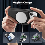 Compatible With Magsafe 2 In 1 Detachable For Iphone 15 Plus Wallet Case With Card Holder Women Men,Magnetic Pu Leather Rfid Blocking Flip Kickstand Credit Slots,For Apple 15 Plus,Black